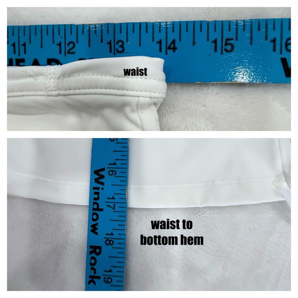 Ododos NWT Tennis Skort Women's M Pickleball Golf Skirt White Mini Athleisure - Picture 7 of 7